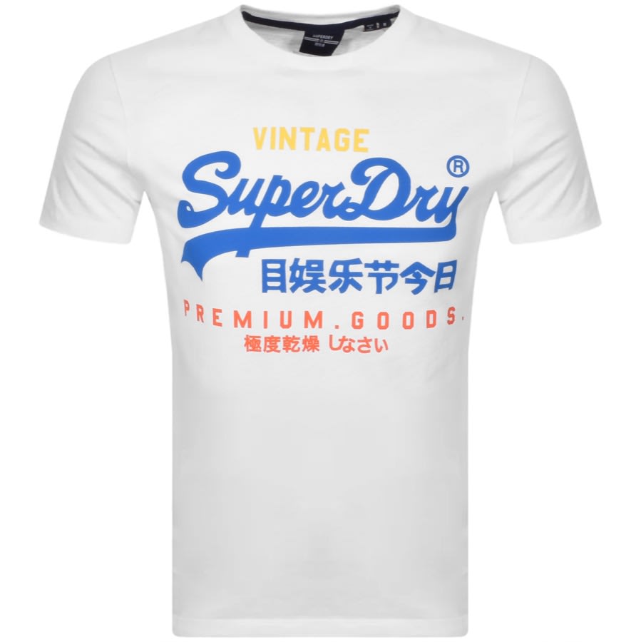 Alternative Image for ProductSuperdry Vintage Logo T Shirt White1